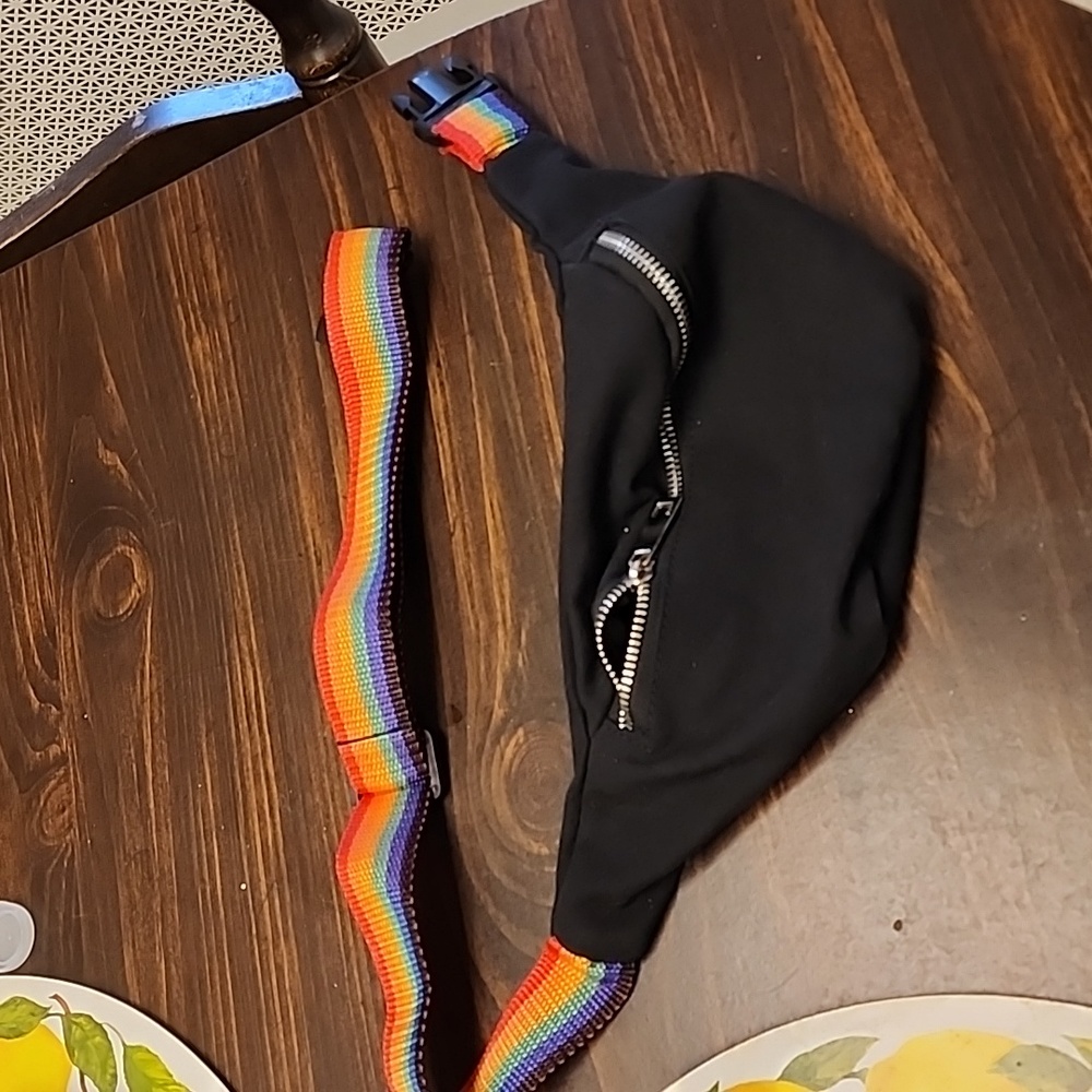 🌈canvas fanny pack